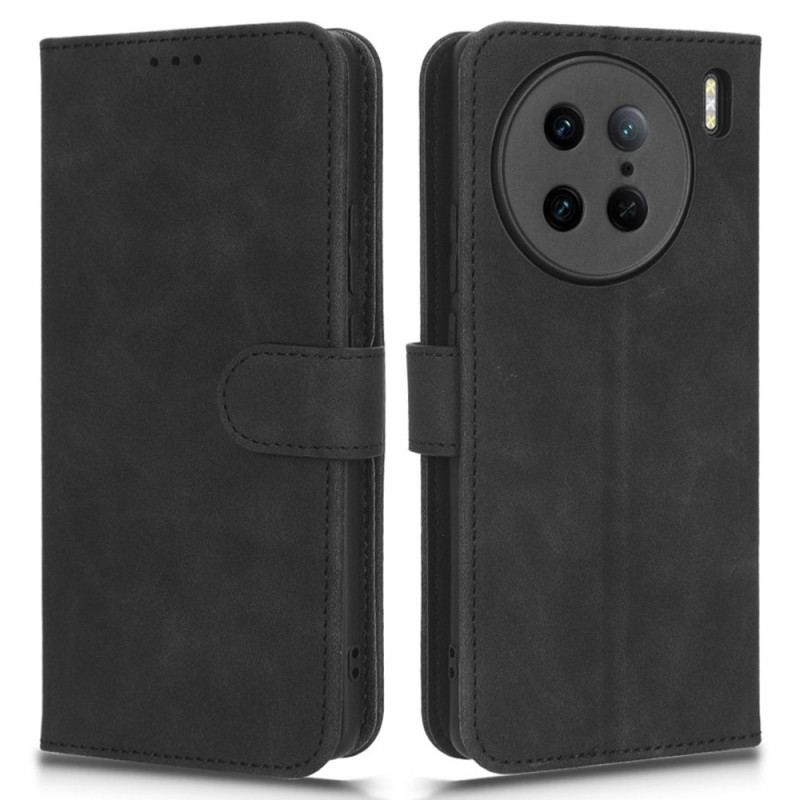 Capa Em Pele Para Vivo X90 Pro De Cordão Simples Com Alça