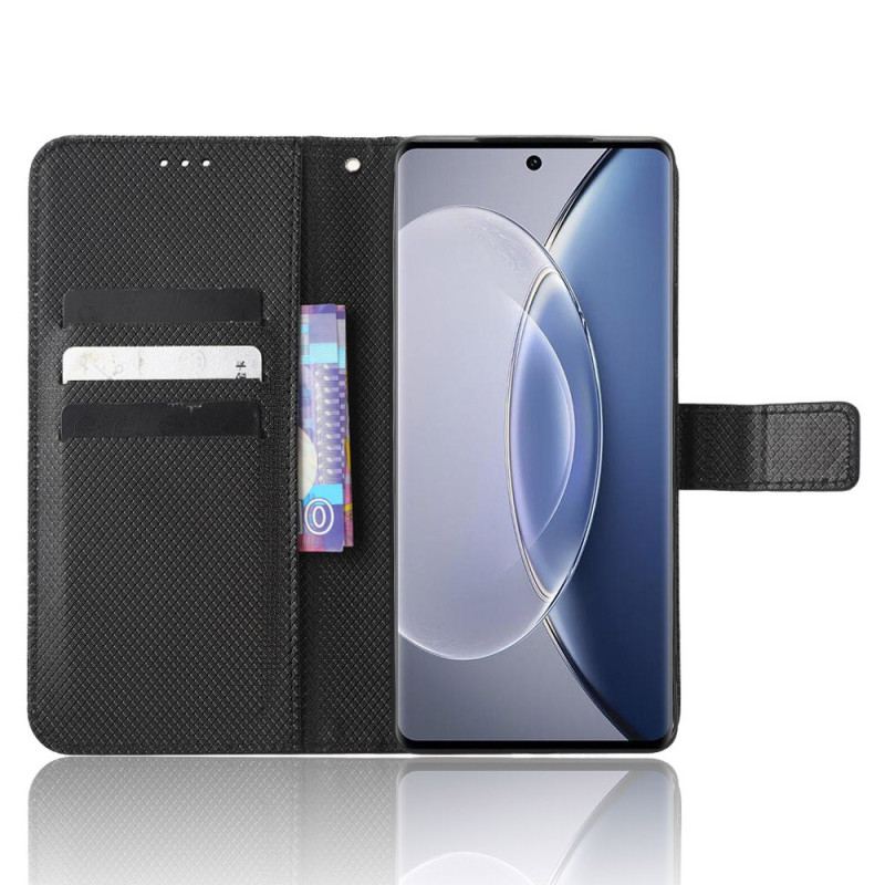 Capa Flip Para Vivo X90 Pro De Cordão Seleção De Correia