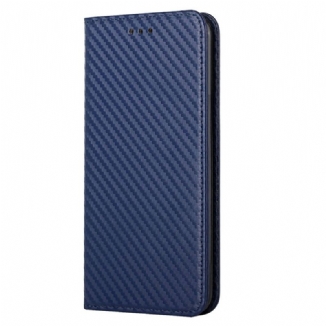 Capa De Celular Para Samsung Galaxy S23 Plus 5G De Cordão Flip Estilo Strappy Fibra De Carbono