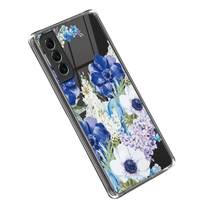 Capa De Celular Para Samsung Galaxy S23 Plus 5G Flores Sem Costura
