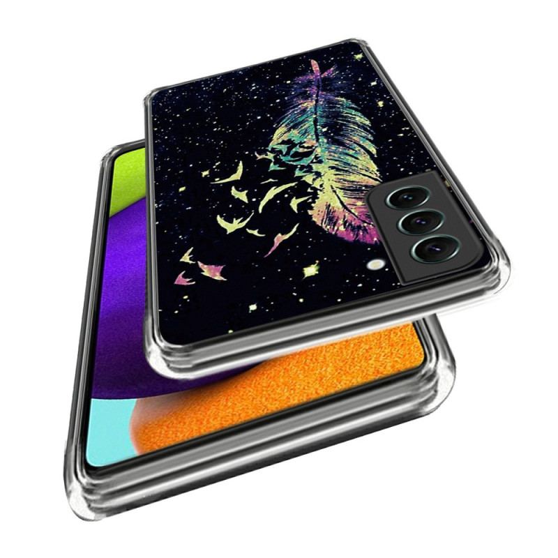 Capa De Celular Para Samsung Galaxy S23 Plus 5G Pena Transparente
