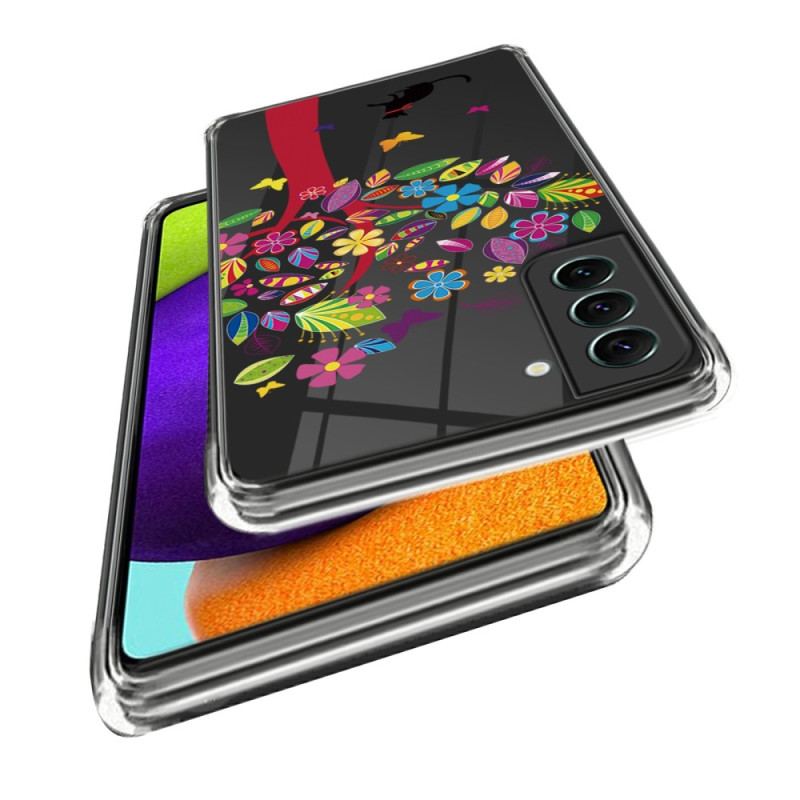 Capa Para Samsung Galaxy S23 Plus 5G Árvore E Gato