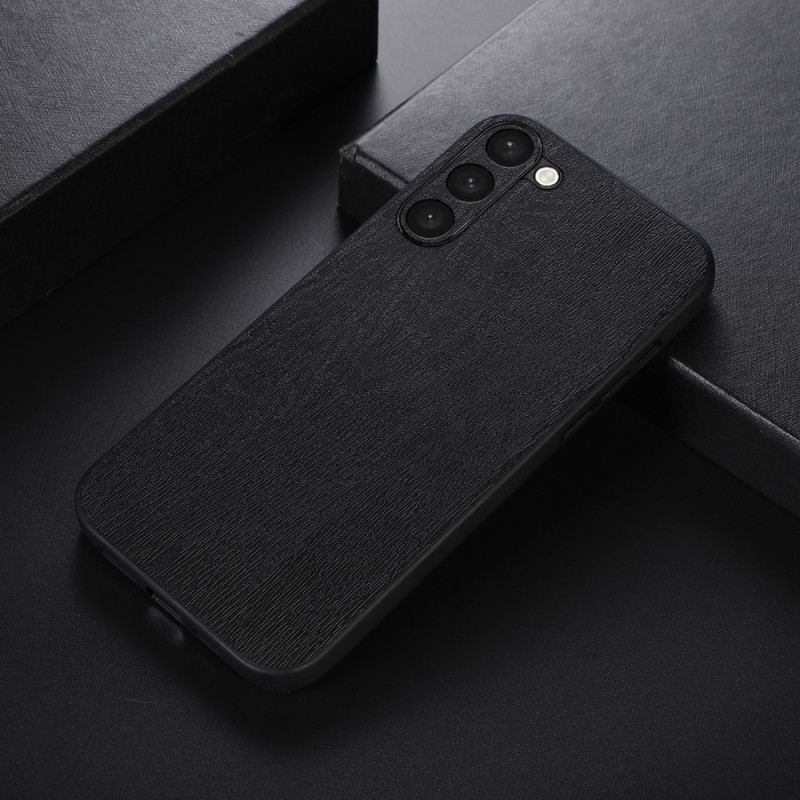 Capa Para Samsung Galaxy S23 Plus 5G Estilo Couro Efeito Madeira