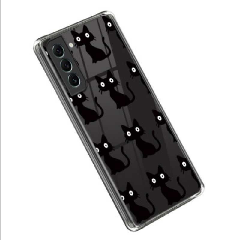Capa Para Samsung Galaxy S23 Plus 5G Gatos Pretos
