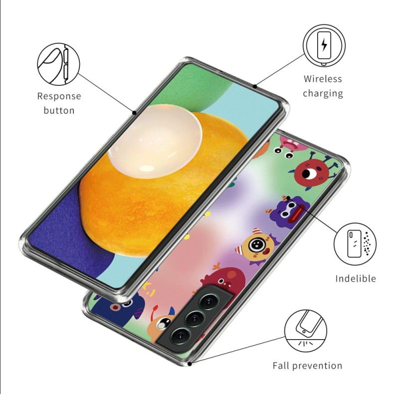 Capa Para Samsung Galaxy S23 Plus 5G Monstrinhos Flexíveis