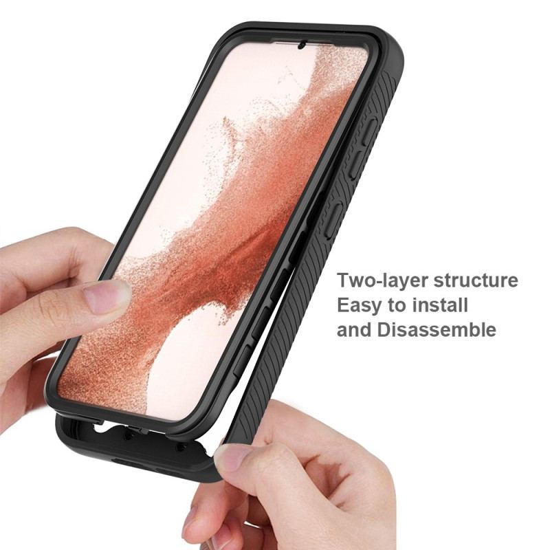 Capa Para Samsung Galaxy S23 Plus 5G Pára-choques De Estrutura Híbrida