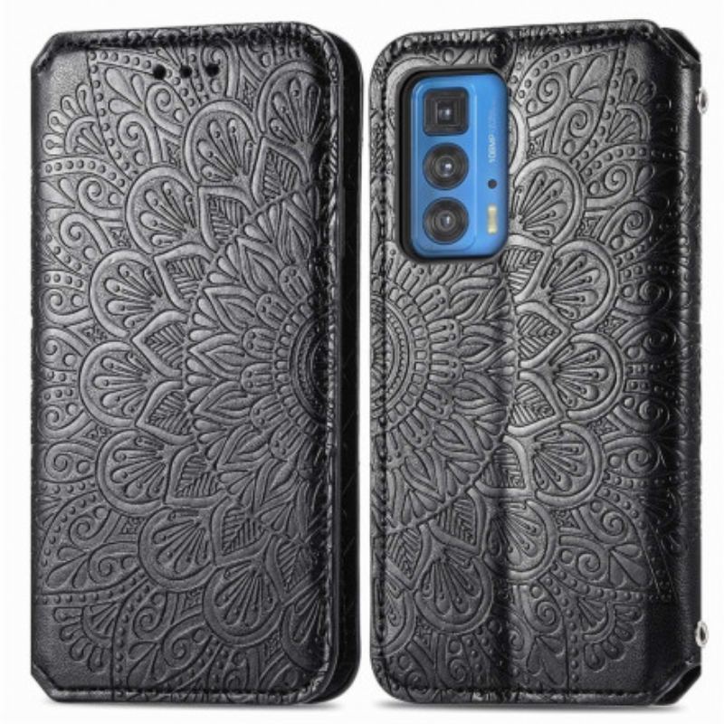Capa De Celular Para Motorola Edge 20 Pro Flip Mandala