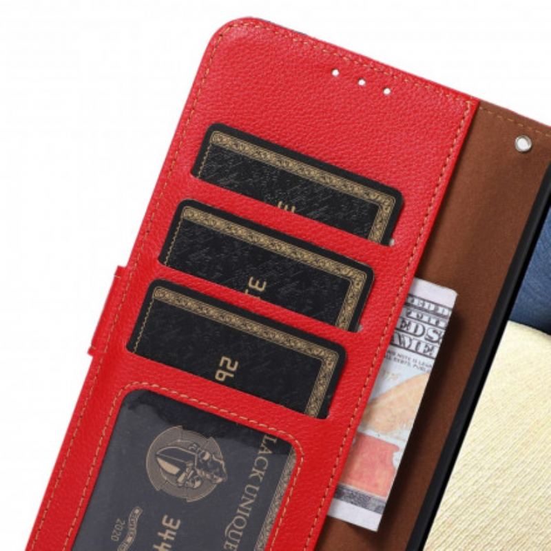 Capa Flip Para Motorola Edge 20 Pro Estilo Lichia Rfid Khazneh