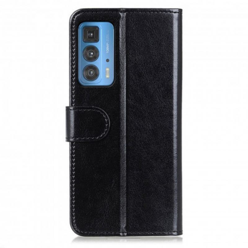 Capa Flip Para Motorola Edge 20 Pro Frozen Finesse