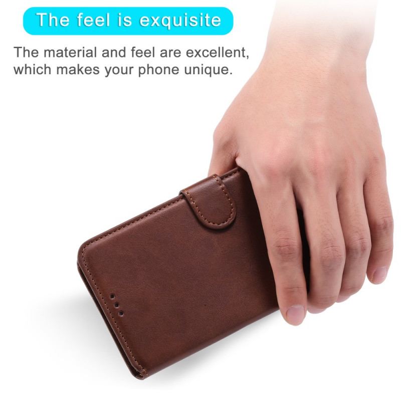 Capa Flip Para Motorola Edge 20 Pro Série De Cores Sólidas