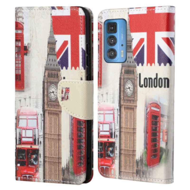 Capa Flip Para Motorola Edge 20 Pro Vida Em Londres