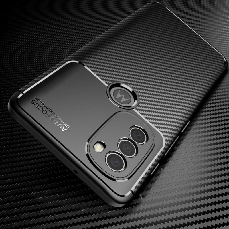 Capa Para Moto G71 5G Mangueira De Fibra De Carbono