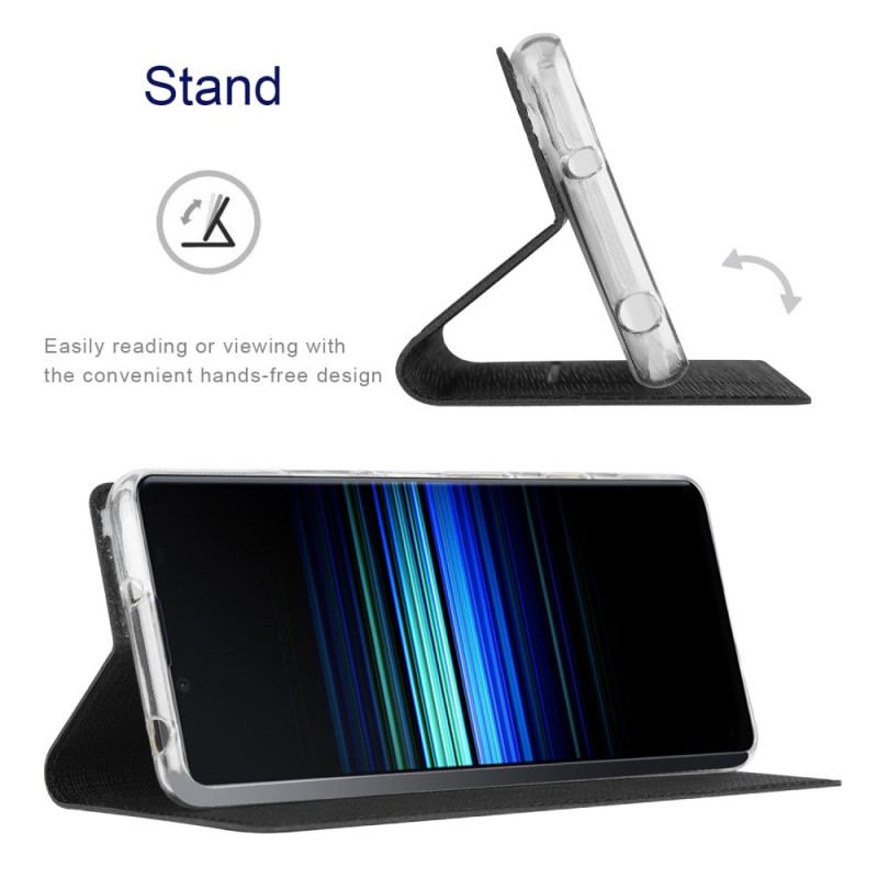 Capa De Celular Para Sony Xperia 5 IV Flip Série Vili Dmx Texturizada