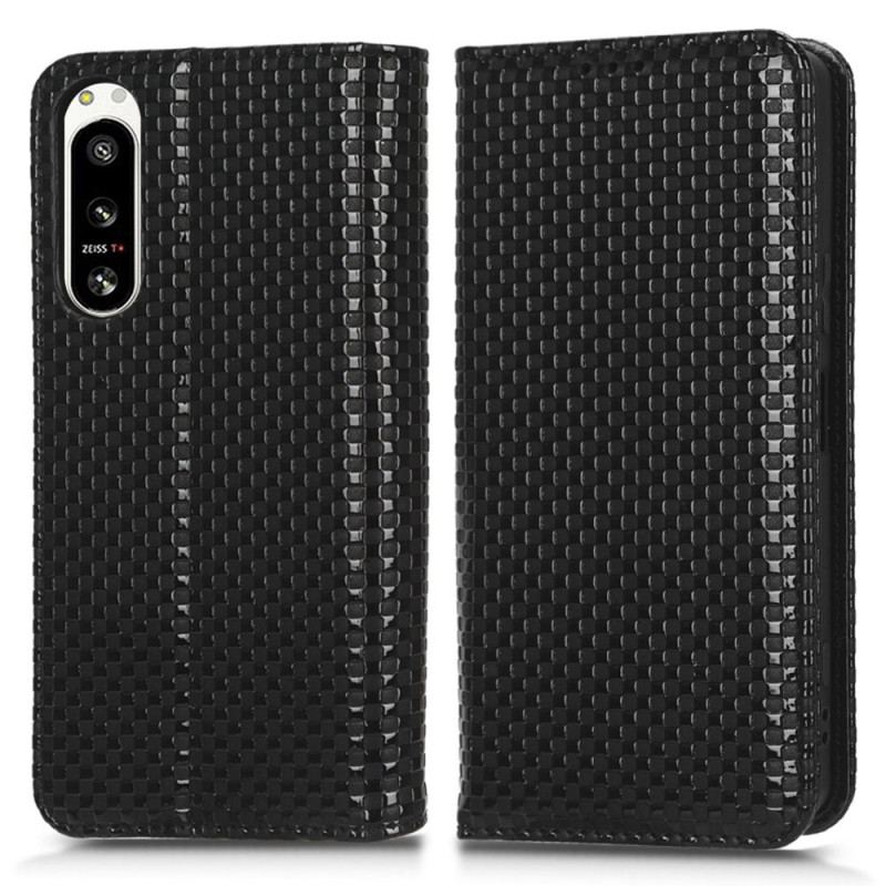 Capa De Celular Para Sony Xperia 5 IV Flip Texturizado
