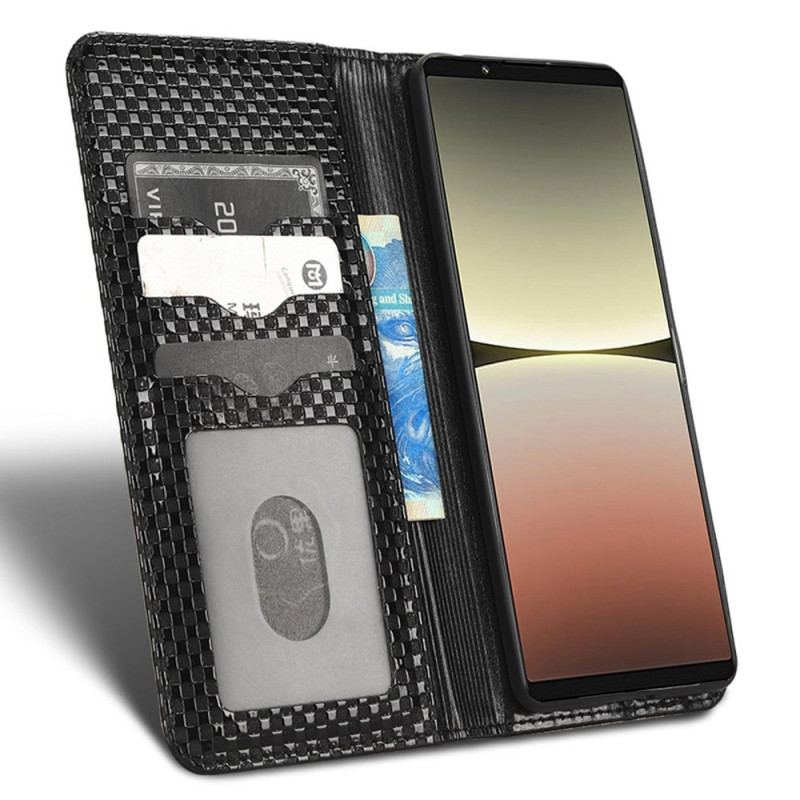 Capa De Celular Para Sony Xperia 5 IV Flip Texturizado