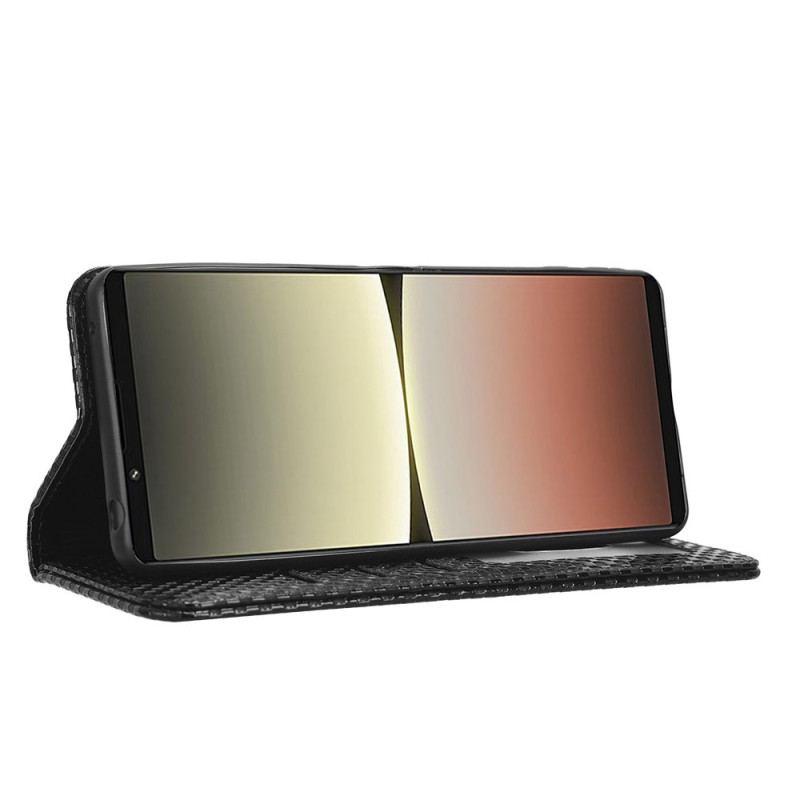 Capa De Celular Para Sony Xperia 5 IV Flip Texturizado