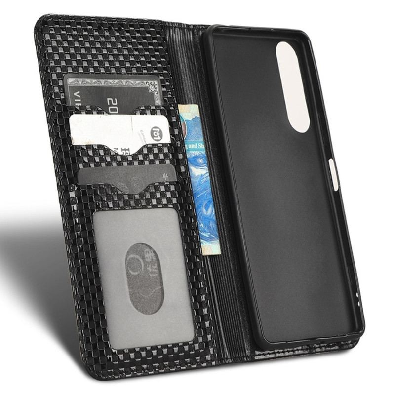 Capa De Celular Para Sony Xperia 5 IV Flip Texturizado