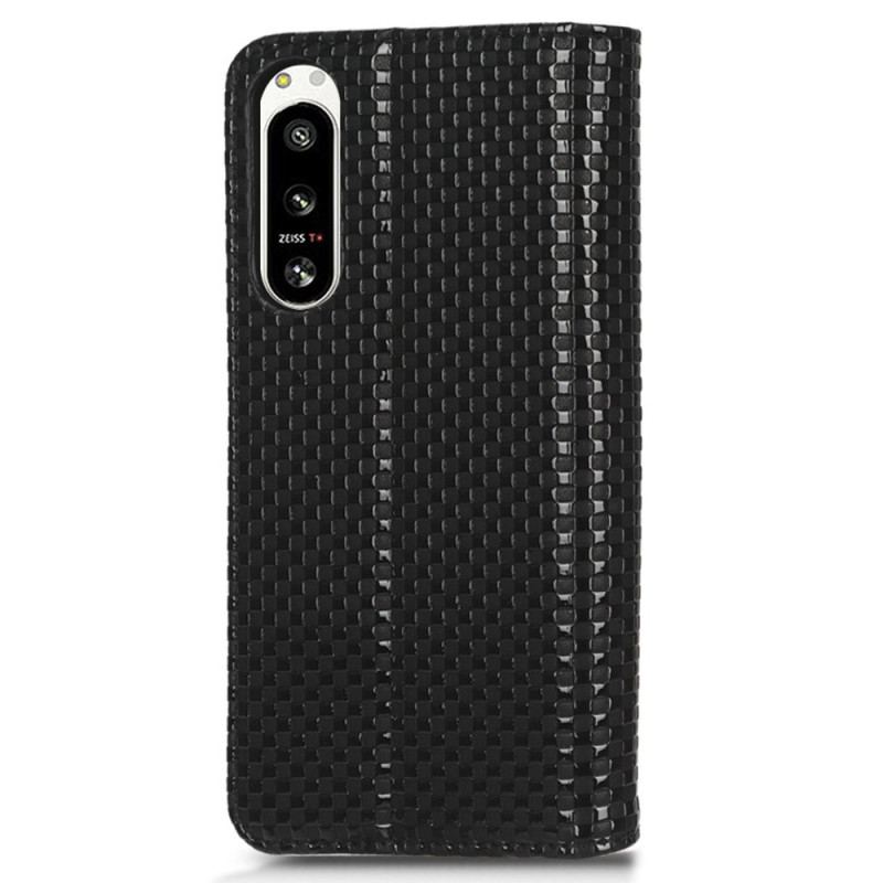 Capa De Celular Para Sony Xperia 5 IV Flip Texturizado