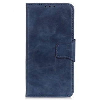 Capa De Couro Para Sony Xperia 5 IV Fecho Vintage De Couro Rachado
