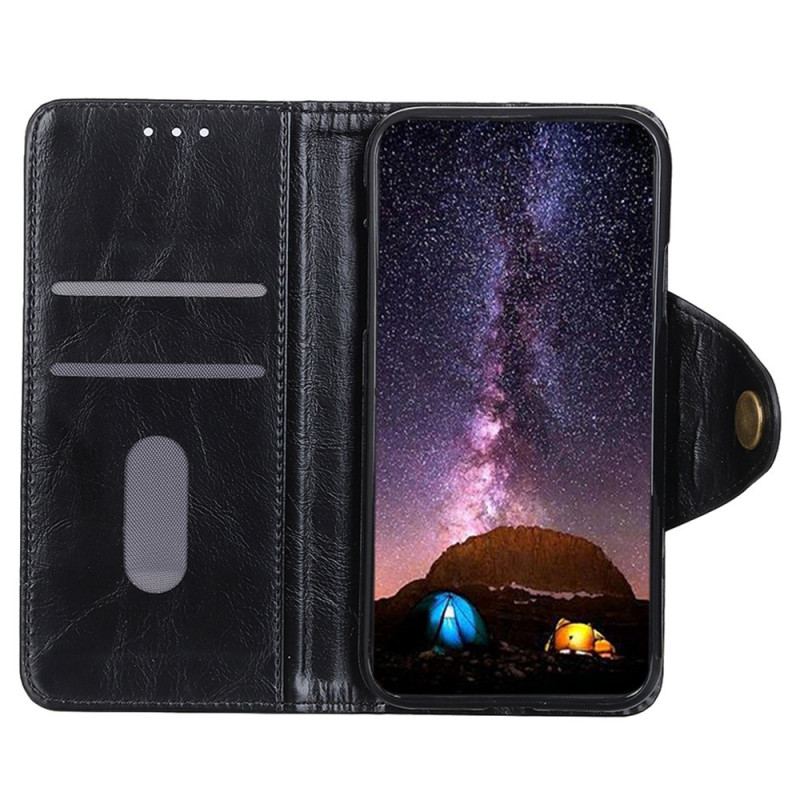 Capa Flip Para Sony Xperia 5 IV Botão De Fecho