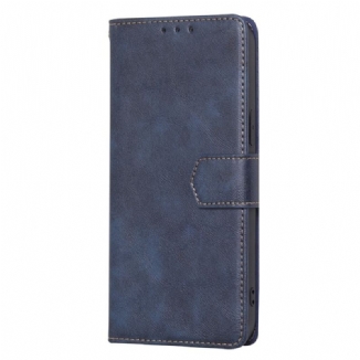 Capa Flip Para Sony Xperia 5 IV Couro De Lichia Rfid