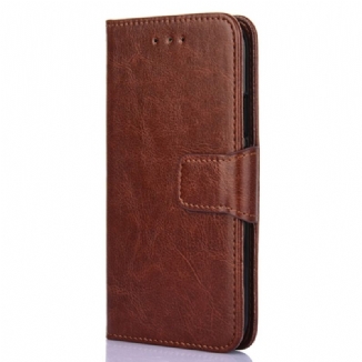 Capa Folio Para Sony Xperia 5 IV Couro Sintético Retrô
