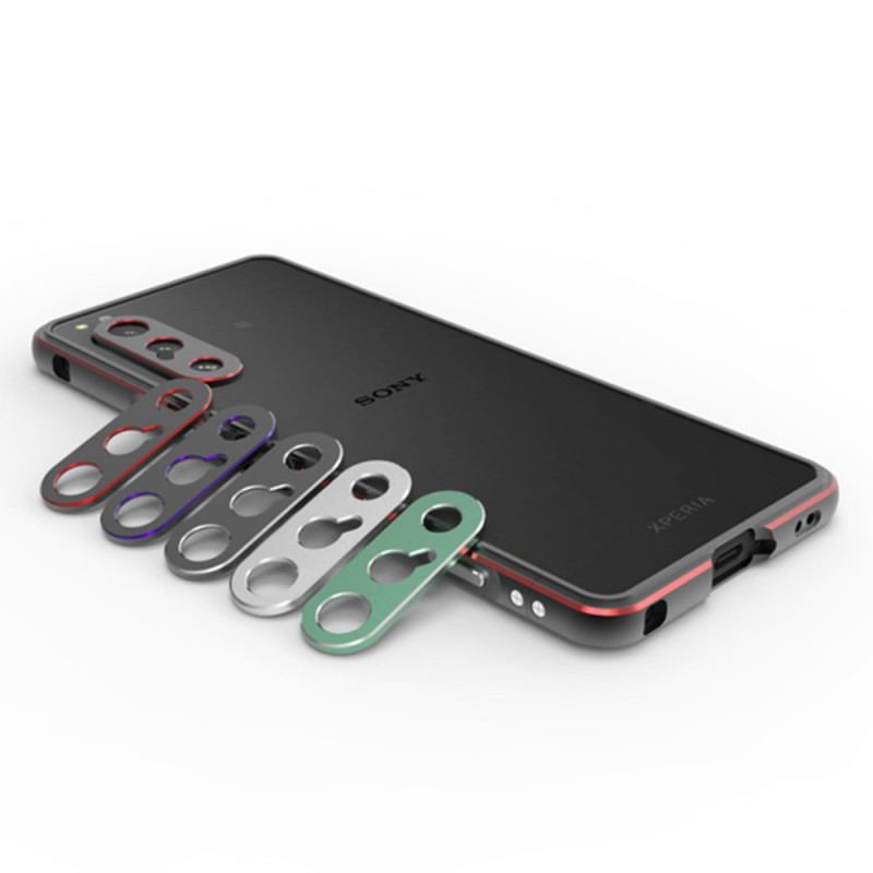 Capa Para Sony Xperia 5 IV Capa Proteção Proteção Da Moldura Do Pára-choque E Do Módulo Fotográfico Traseiro