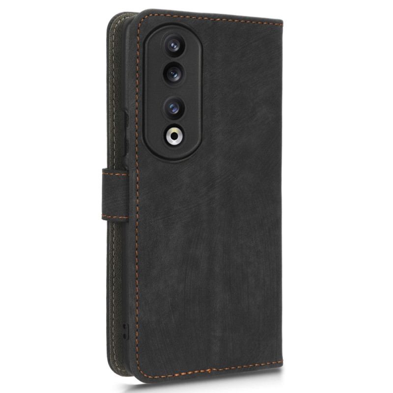 Capa Flip Para Honor 90 De Cordão Cordão Rfid
