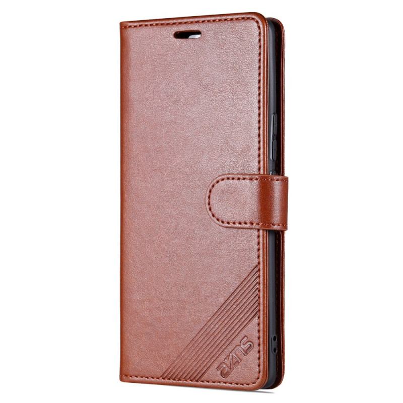 Capa Folio Para Honor 90 Efeito Couro Azns