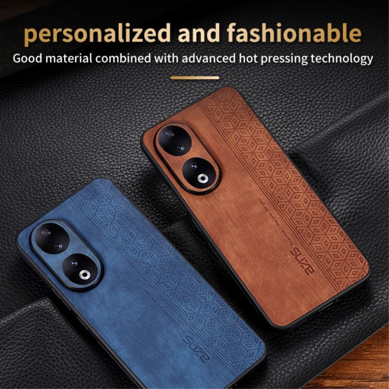 Capa Para Honor 90 Efeito Couro Azns