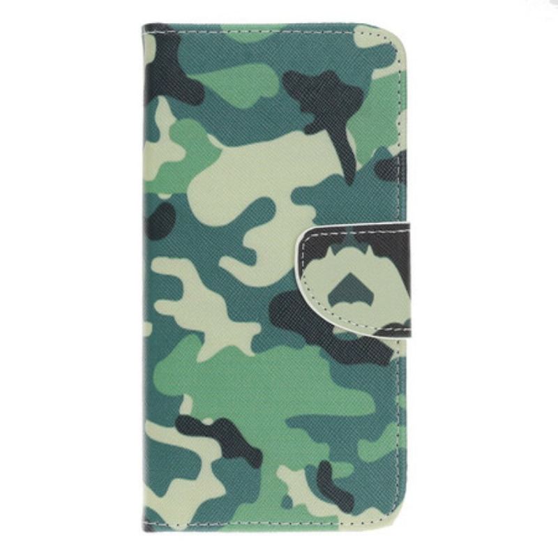 Capa Flip Para Huawei P Smart S Camuflagem Militar