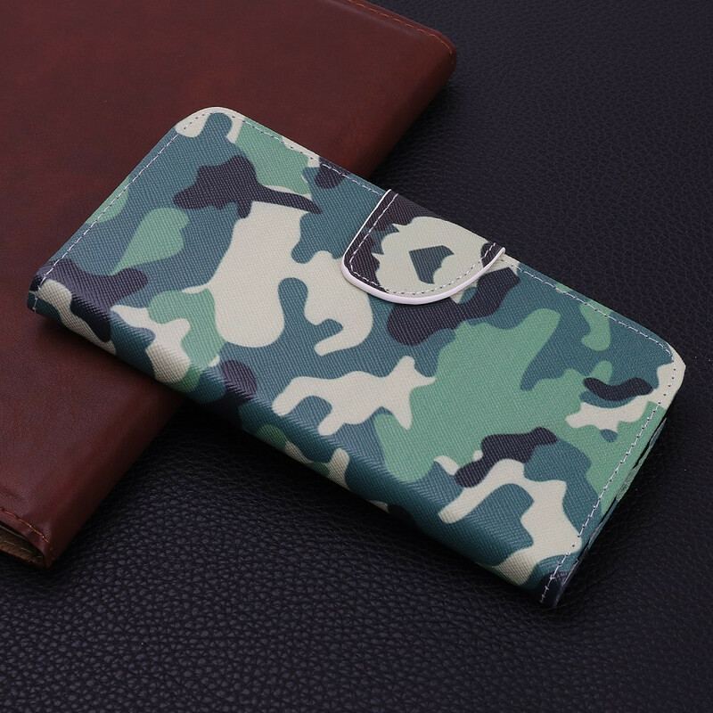 Capa Flip Para Huawei P Smart S Camuflagem Militar