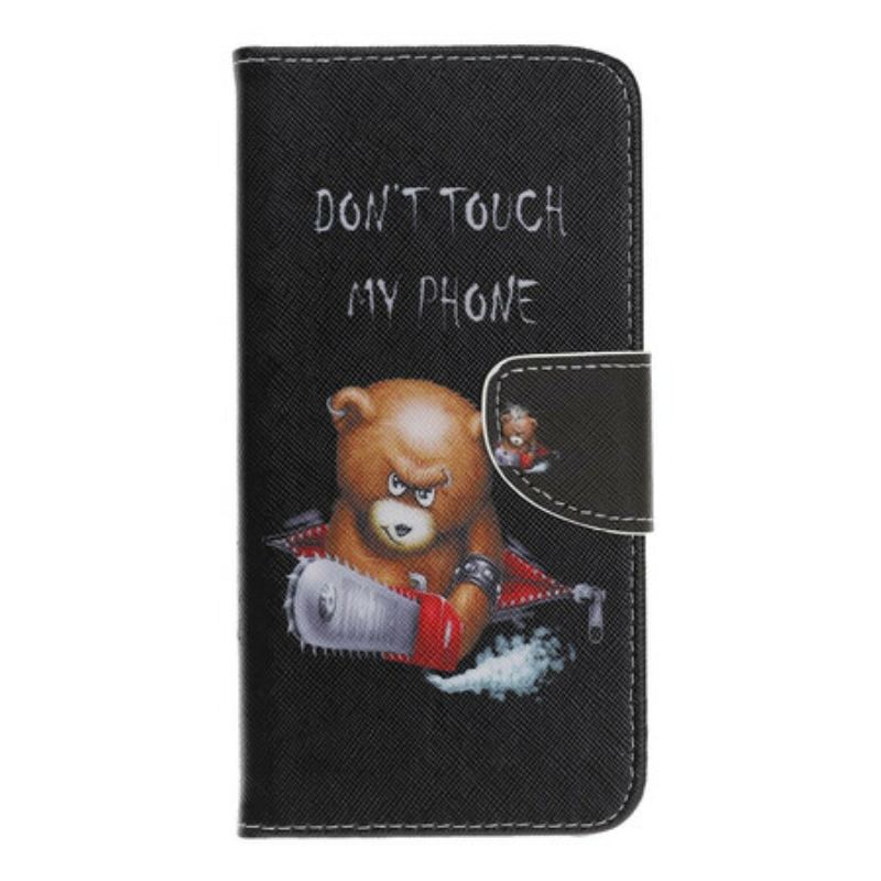 Capa Flip Para Huawei P Smart S Urso Perigoso