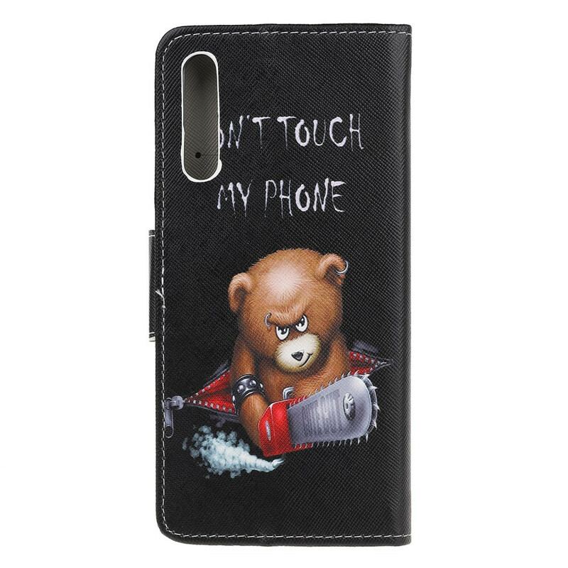 Capa Flip Para Huawei P Smart S Urso Perigoso