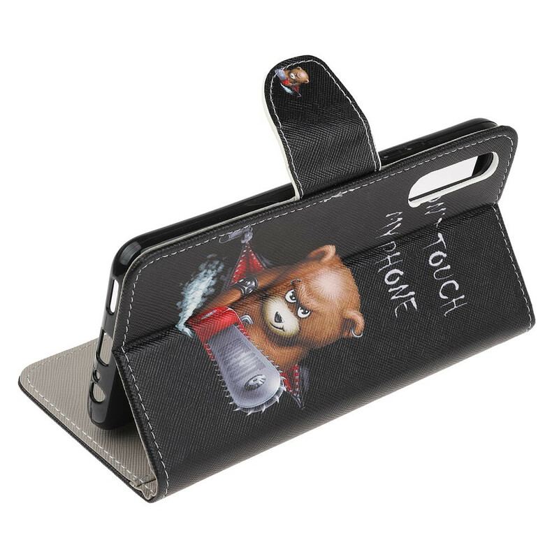 Capa Flip Para Huawei P Smart S Urso Perigoso