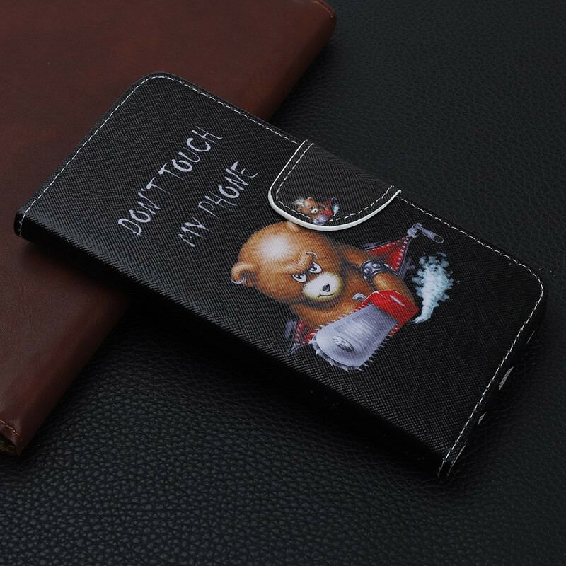 Capa Flip Para Huawei P Smart S Urso Perigoso
