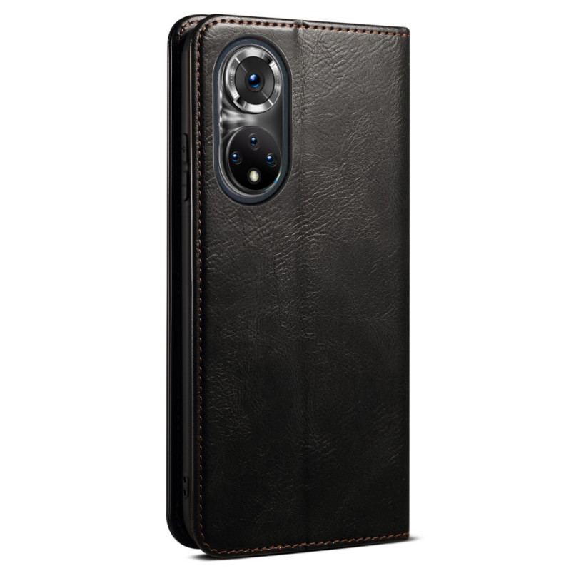 Capa De Celular Para Huawei Nova 9 Pro Flip Couro Sintético Encerado
