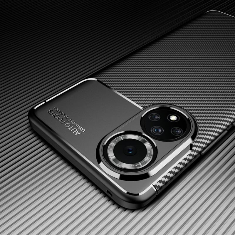 Capa Para Huawei Nova 9 Pro Fibra De Carbono Flexível
