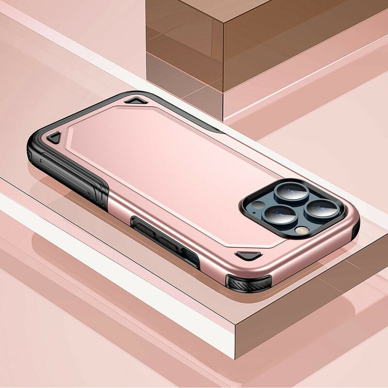 Capa De Celular Para iPhone 13 Mini Efeito De Metal De Armadura