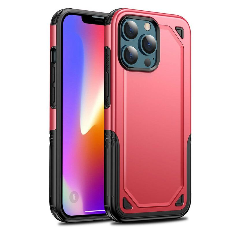 Capa De Celular Para iPhone 13 Mini Efeito De Metal De Armadura