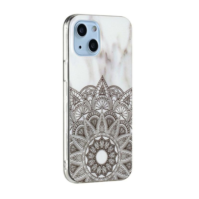 Capa De Celular Para iPhone 13 Mini Geometrias De Mármore