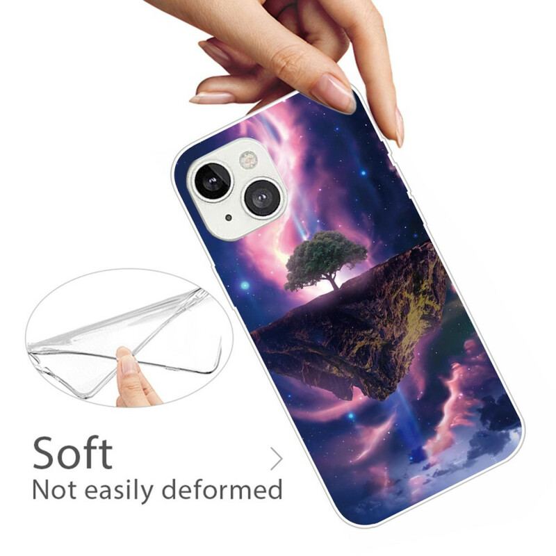 Capa Para iPhone 13 Mini Árvore Do Mundo