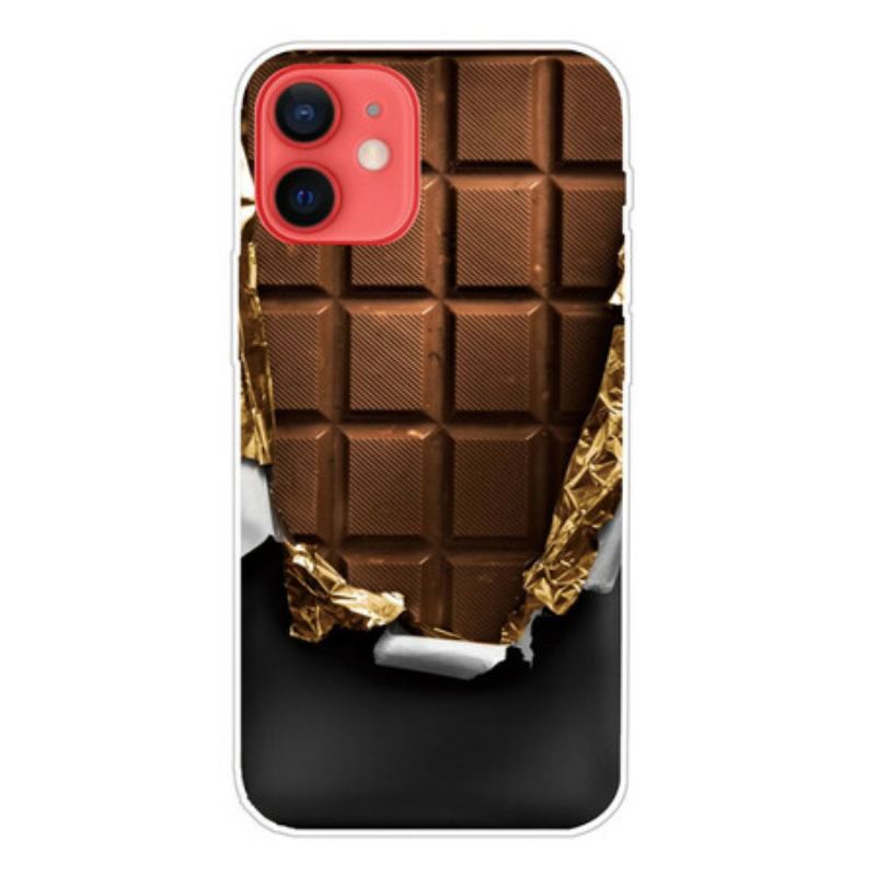 Capa Para iPhone 13 Mini Chocolate Flexível