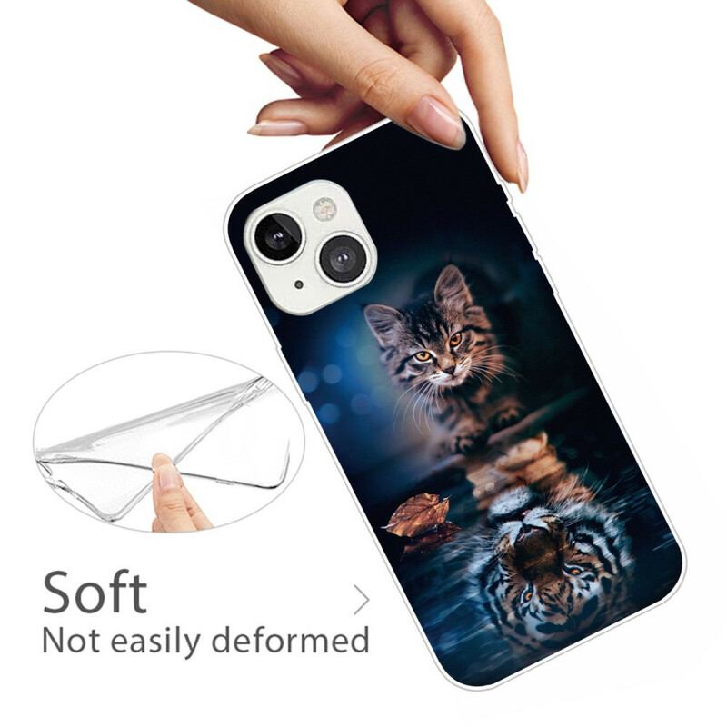 Capa Para iPhone 13 Mini Meu Tigre