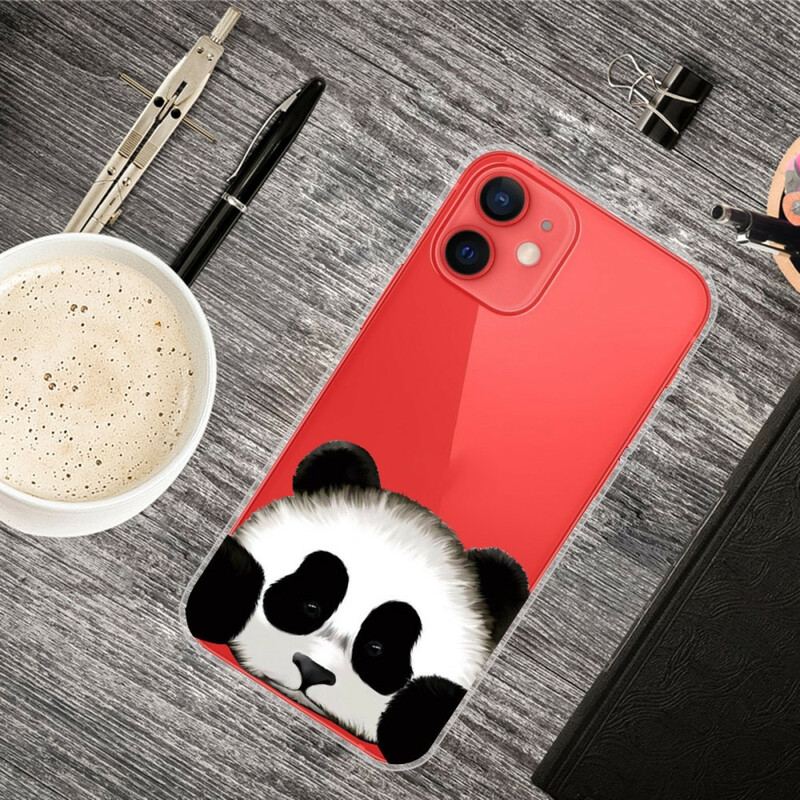 Capa Para iPhone 13 Mini Panda Sem Costura