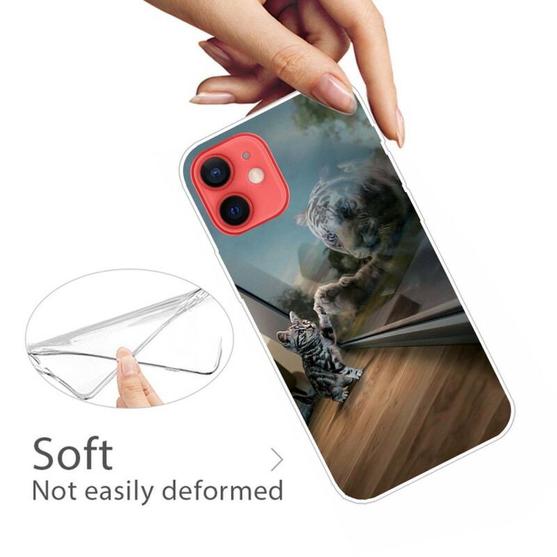 Capa Para iPhone 13 Mini Sonho De Gatinho