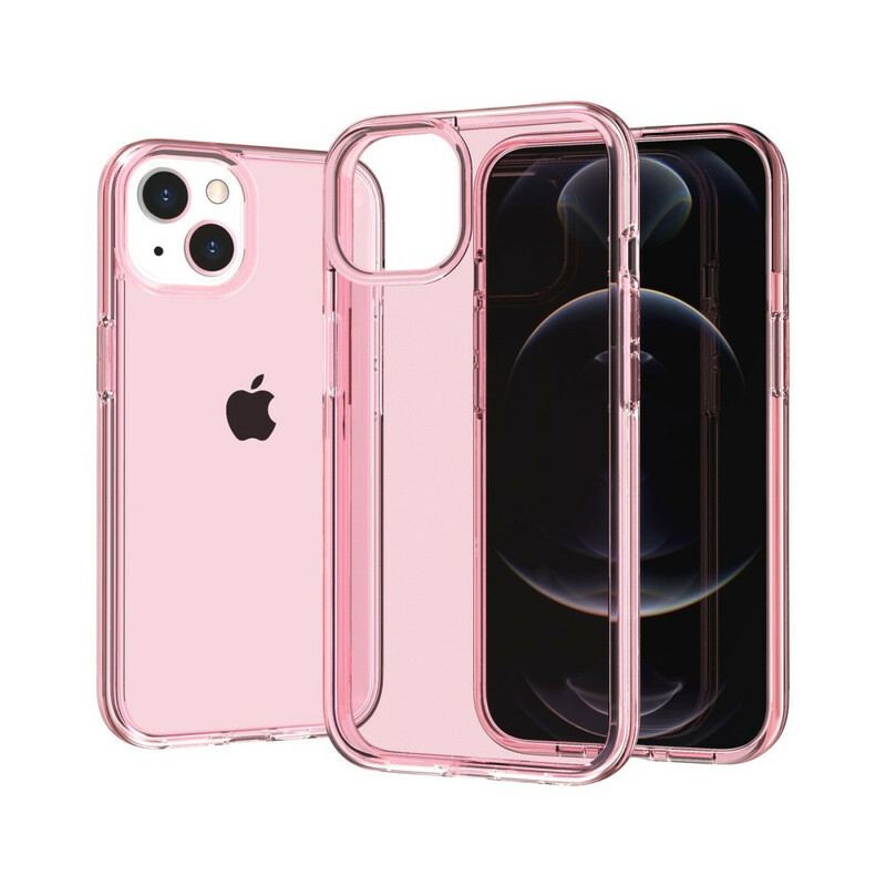 Capa Para iPhone 13 Mini Transparente Matizado