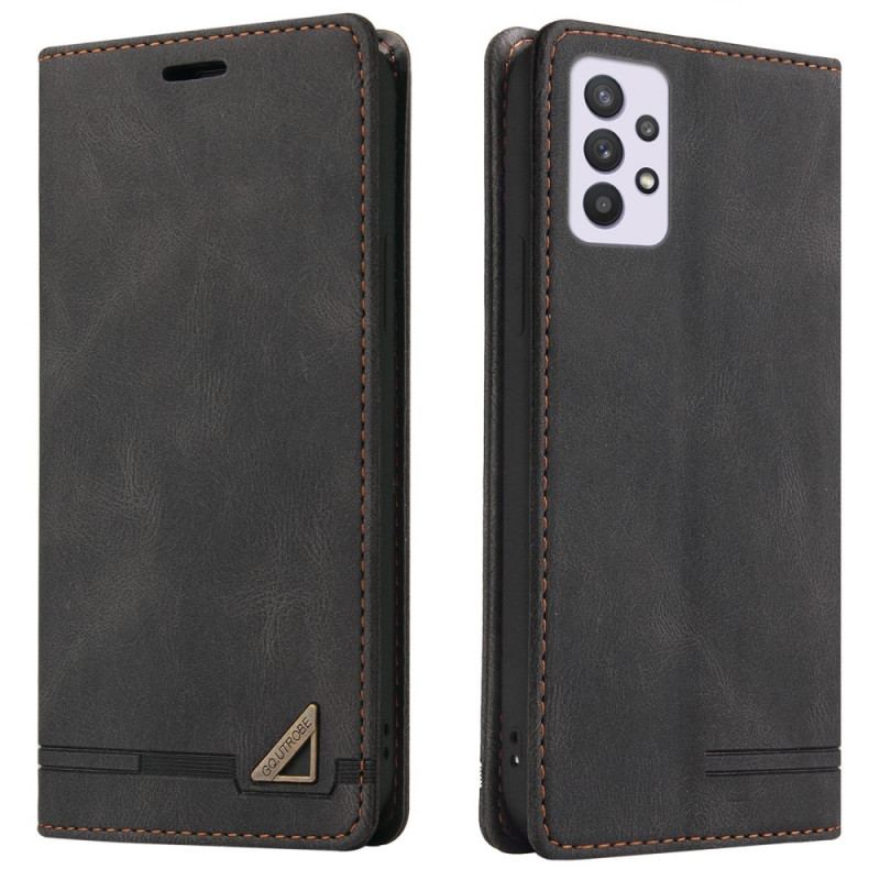 Capa De Celular Para Samsung Galaxy A33 5G Flip Couro Sintético Gq.utrobe