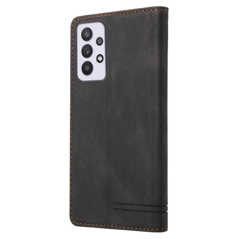 Capa De Celular Para Samsung Galaxy A33 5G Flip Couro Sintético Gq.utrobe