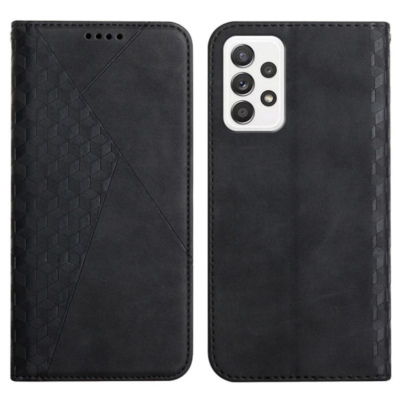 Capa De Celular Para Samsung Galaxy A33 5G Flip Estilo Couro Padrão 3d